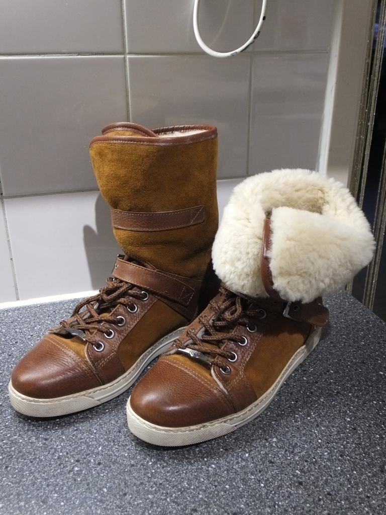 schoenen Gino B maat 37 chestnut ZGAN, Bruin, Lage of Enkellaarzen, Ophalen of Verzenden, Zo goed als nieuw