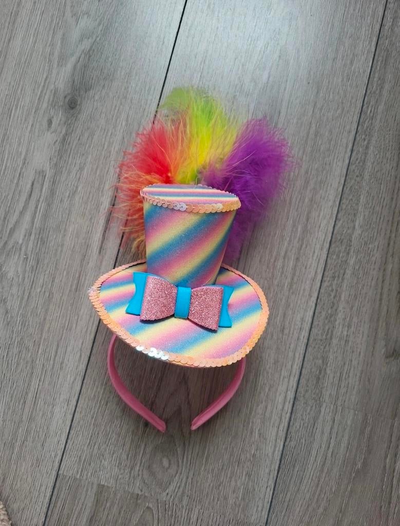 Schattig carnavalshoedje haarband kind, Ophalen, Zo goed als nieuw, Meisje
