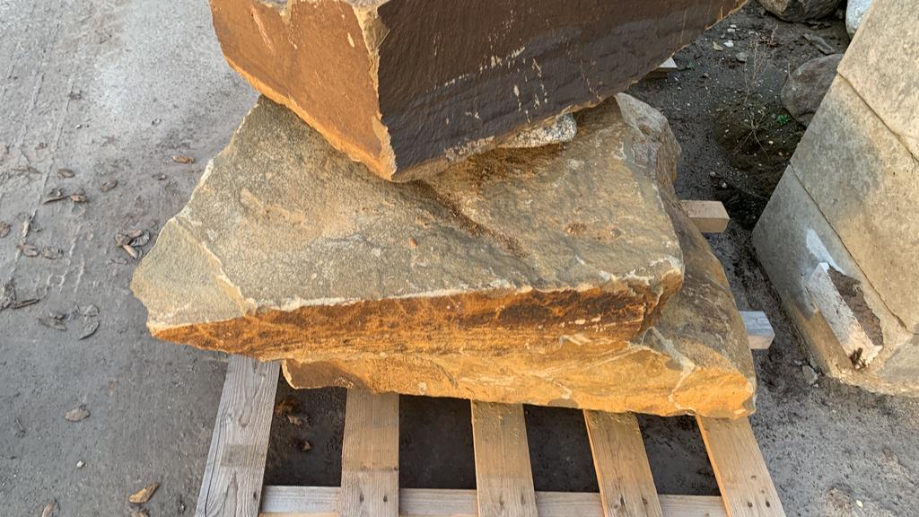 Stepstones Gres Bont mega stap tegels xxl natuursteen