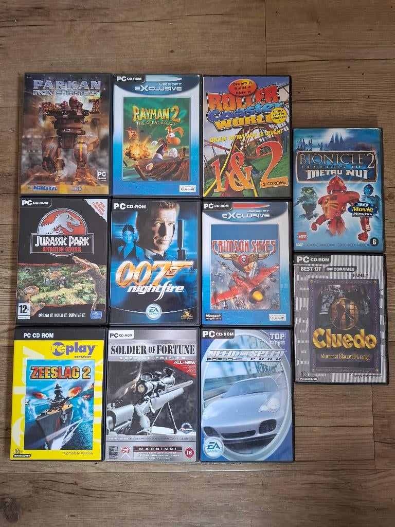 CD rom spellen, Ophalen, Overige genres, 1 speler, Zo goed als nieuw