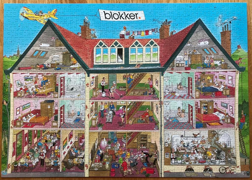 Jan van Haasteren - Blokker special - 1000 stukjes, Ophalen, 500 t/m 1500 stukjes, Zo goed als nieuw