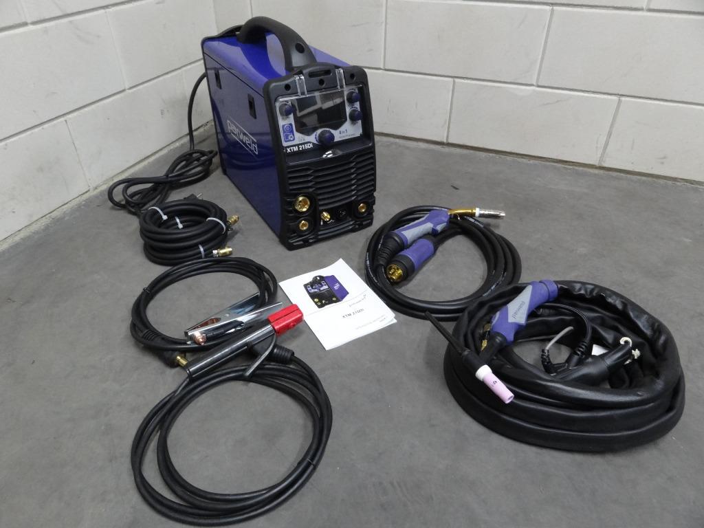 NIEUW Tig/Mig/MMA AC/DC Parweld XTM215Di Lasapparaat met HF, Ophalen of Verzenden, Nieuw, 150 tot 250 ampère, Co2