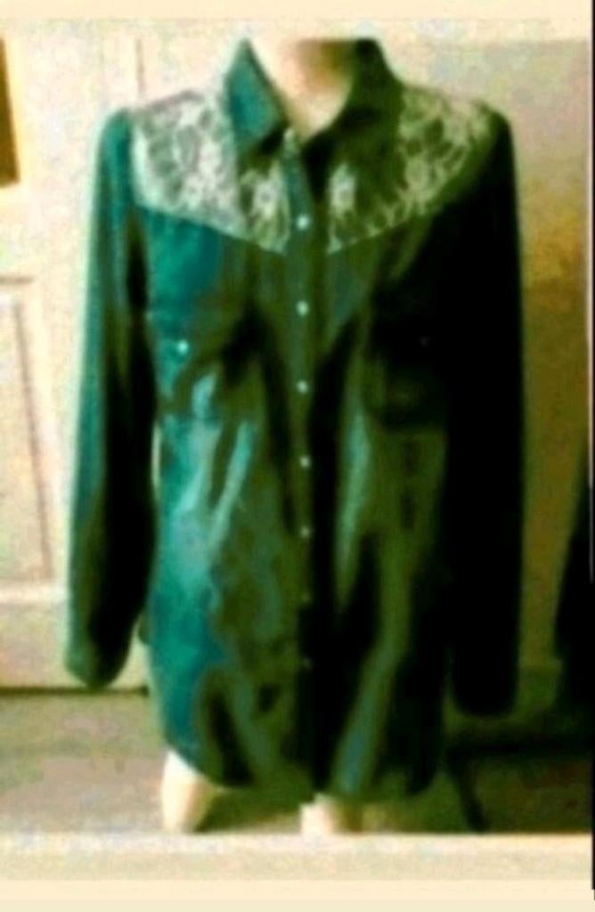 Blauw spijker blouse, Kleding | Dames, Ophalen of Verzenden, Zo goed als nieuw, Maat 38/40 (M), Blauw