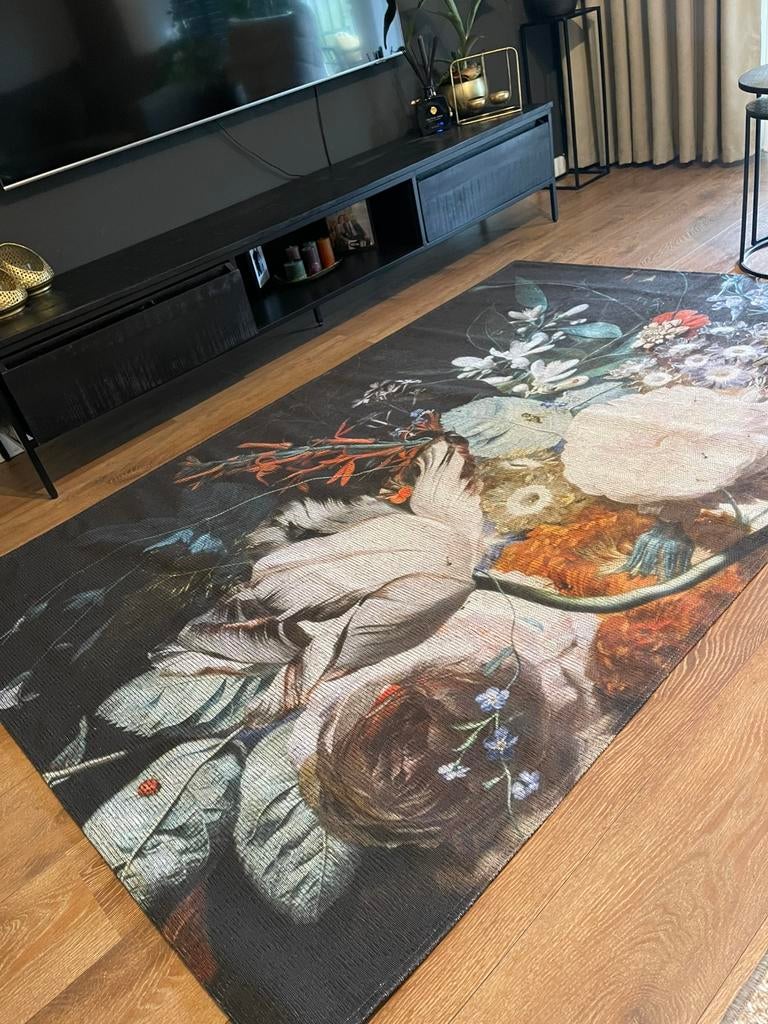Nieuwe tapijt met bloemen, Ophalen, 150 tot 200 cm, Rechthoekig, Nieuw