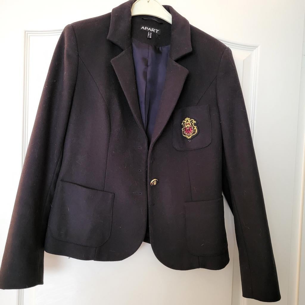 Apart jasje, Kleding | Dames, Jasjes, Kostuums en Pakken, Ophalen, Zo goed als nieuw, Maat 38/40 (M), Zwart