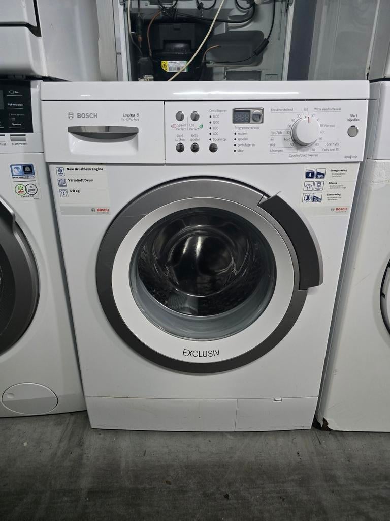 Keurige ruime en zuinige Bosch Logixx8 wasmachine! 8KG!🚚♻️✅, Bosch, Ophalen of Verzenden, Zo goed als nieuw, 85 tot 90 cm