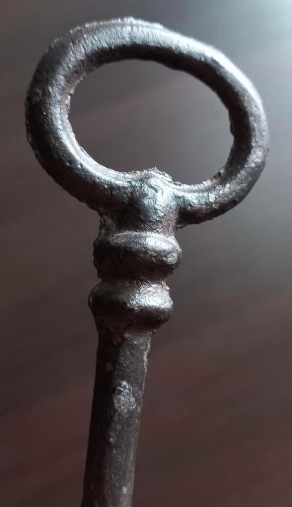 Oude ijzeren sleutel, Antiek en Kunst, Kunst | Overige Kunst, Ophalen of Verzenden