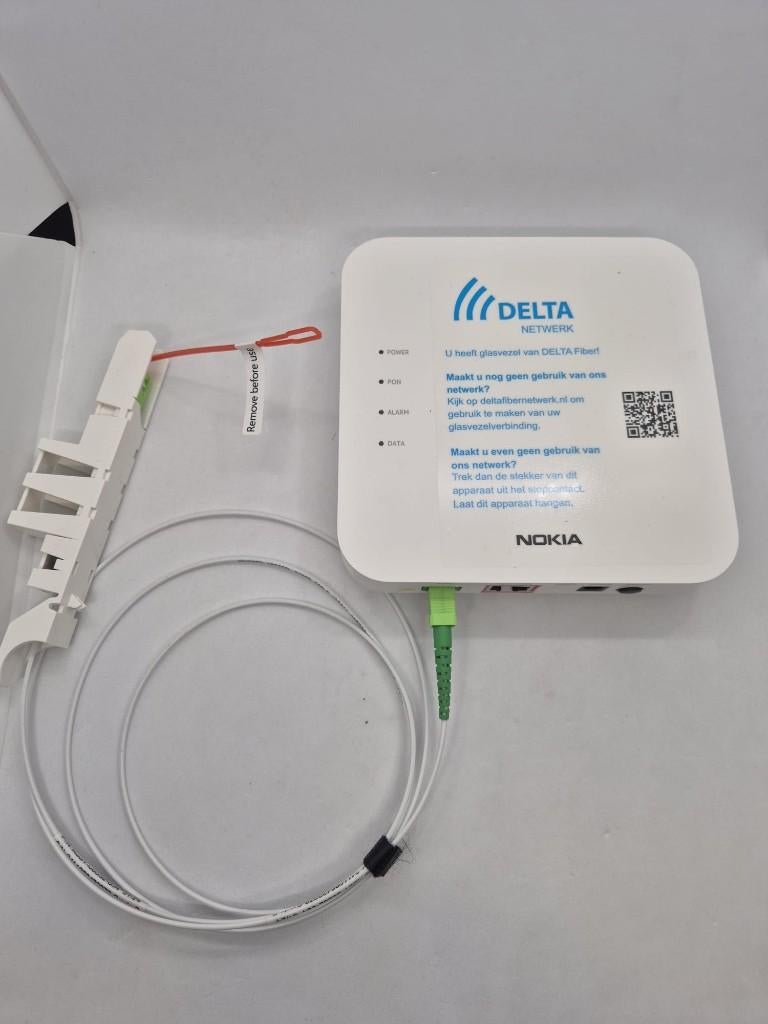 Delta NOKIA XS-010X-R Glasvezel delta netwerk nieuw in doos, Computers en Software, Routers en Modems, Ophalen of Verzenden, Nieuw