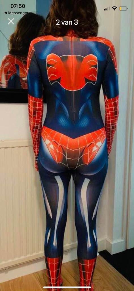 Spider-man, Kleding | Dames, Ophalen of Verzenden, Zo goed als nieuw, Maat 38/40 (M), Carnaval