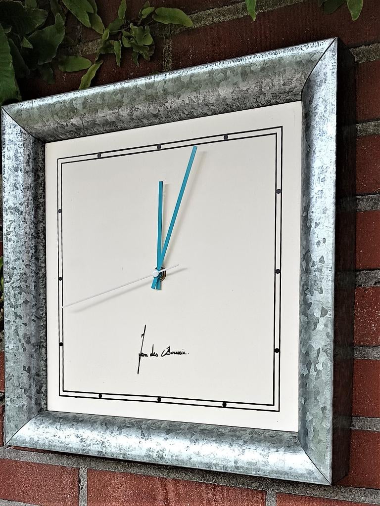 Keukenklok - design wandklok van Jan des Bouvrie (1942-202, Huis en Inrichting, Woonaccessoires | Klokken, Ophalen of Verzenden