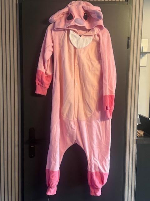 Roze Angel (Lilo&Stitch) onesie maat 176/S, Ophalen of Verzenden, Zo goed als nieuw, Onbekend, Meisje