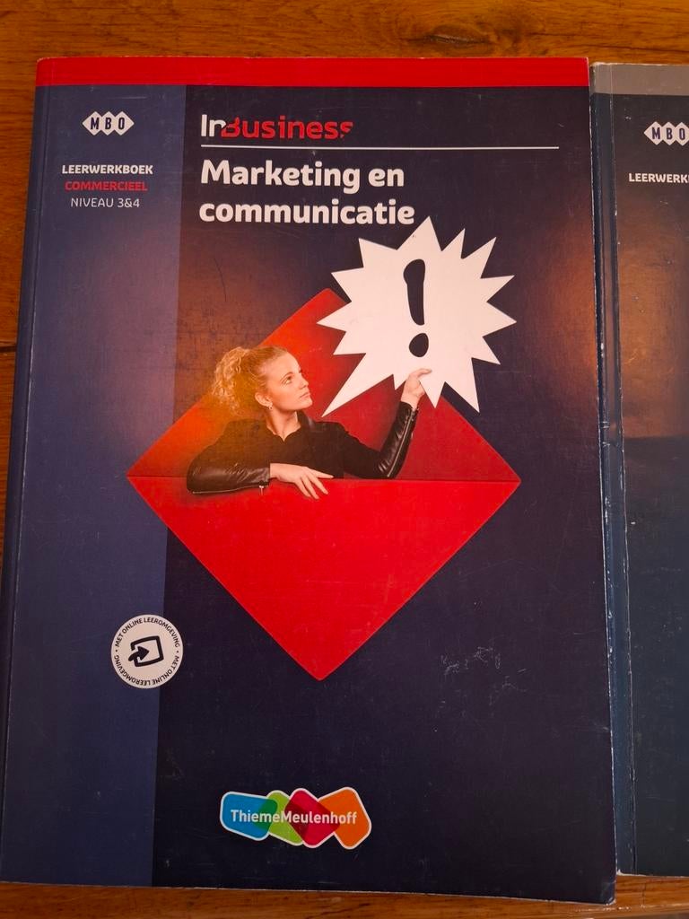 MBO Marketing & Communicatie Lesboek, Boeken, Studieboeken en Cursussen, Ophalen of Verzenden, Zo goed als nieuw, MBO, Onbekend