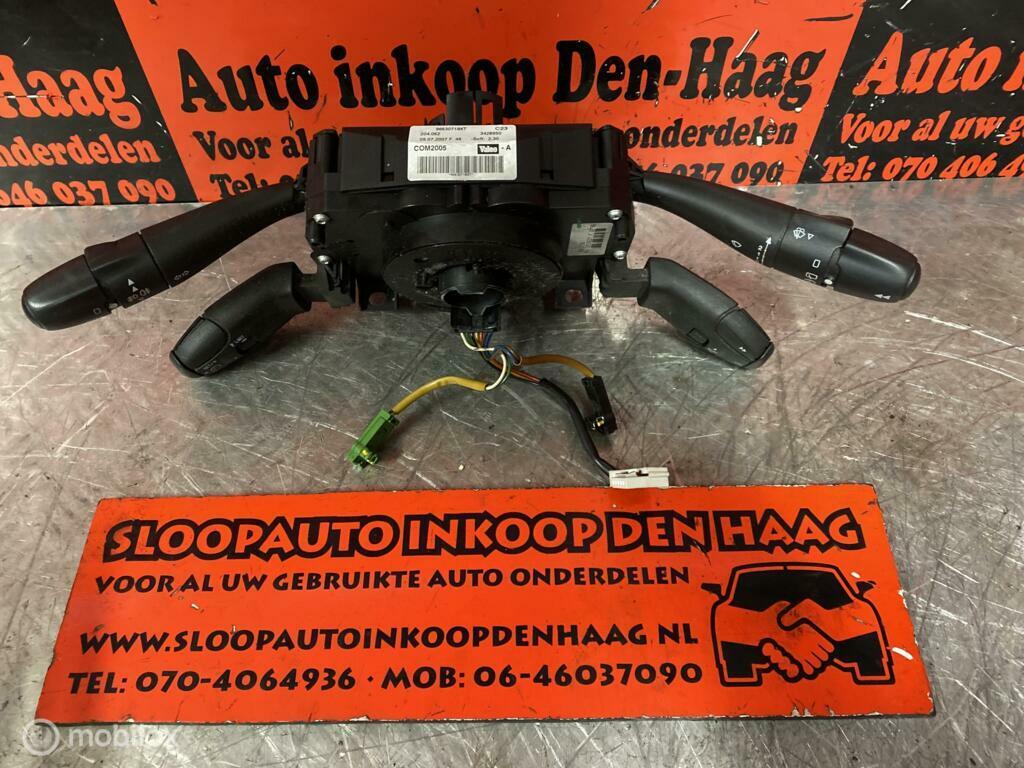 Peugeot 207 ('06-'12) Stuurkolomschakelaar - 96630718XT, Auto-onderdelen, Ophalen of Verzenden, Gebruikt