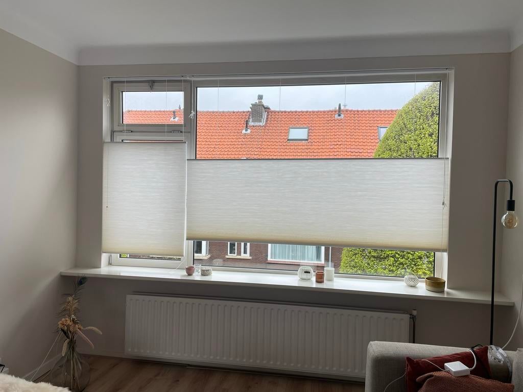 Plissegordijnen Beige - Veneta Energy - Top Down, Huis en Inrichting, Ophalen