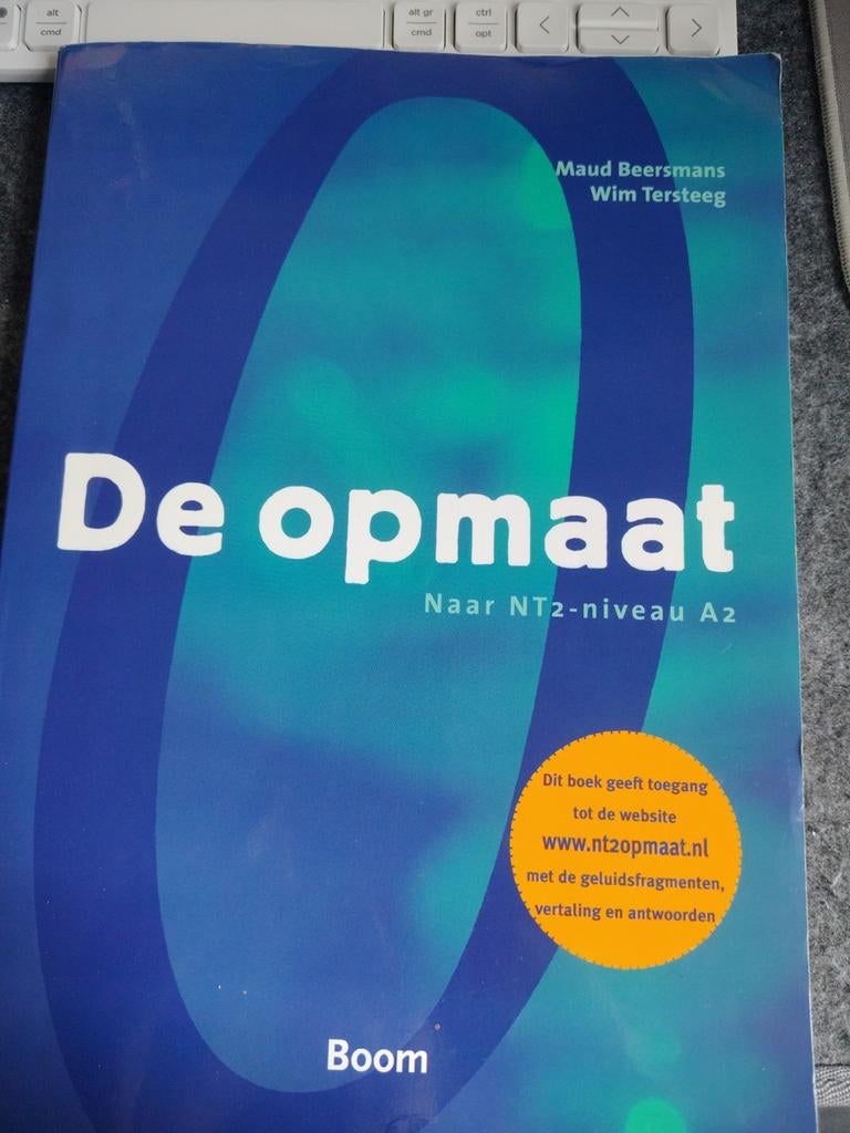 De Opmaat NT2 - Zo goed als nieuw!, Ophalen of Verzenden, Zo goed als nieuw, Niet van toepassing, Maud Beersmans, Wim Tersteeg