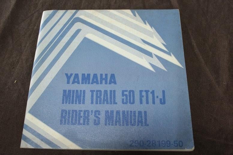 Yamha Trial 50  FT1-J 1972  rider's manual instructie boekje, Ophalen of Verzenden, Zo goed als nieuw