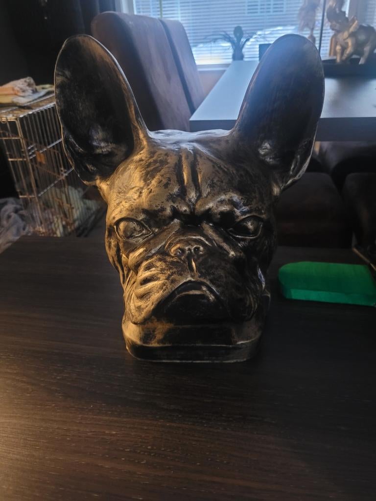 Franse Bulldog Kop - Decoratie voor Liefhebbers, Ophalen of Verzenden, Nieuw