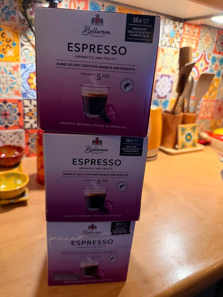 Dulce Gusto Compatible Koffiecups - 48 Stuks, Witgoed en Apparatuur, Koffiepads en cups, Ophalen of Verzenden, 1 kopje, Koffiemachine