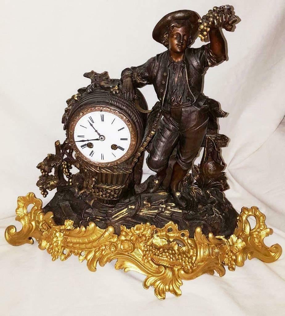 antieke franse pendule, Ophalen