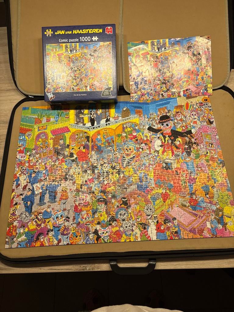 JAn van Haasteren Dia de los Muertos, Ophalen, 500 t/m 1500 stukjes, Zo goed als nieuw, Legpuzzel