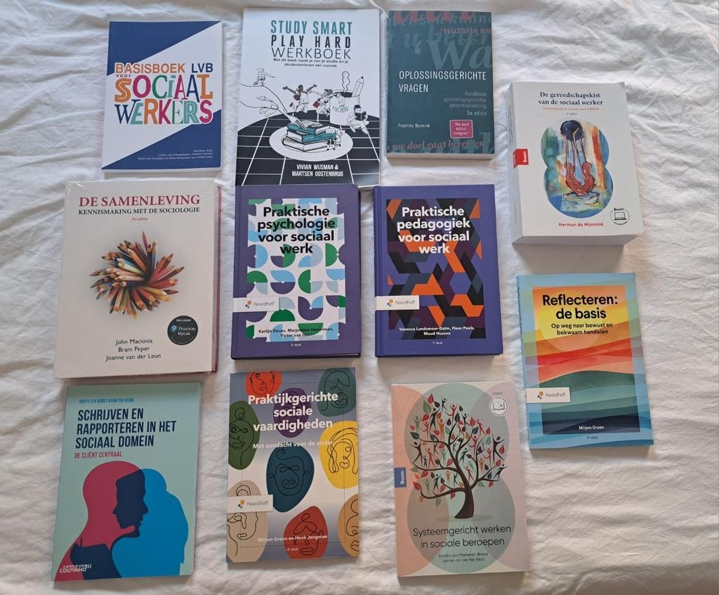 Hbo 1e jaar sociaal werk boekenpakket, Ophalen of Verzenden