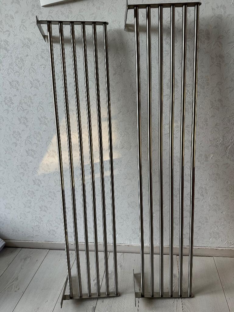 2 muur planken Ikea, Ophalen, Metaal, Gebruikt, Industrieel