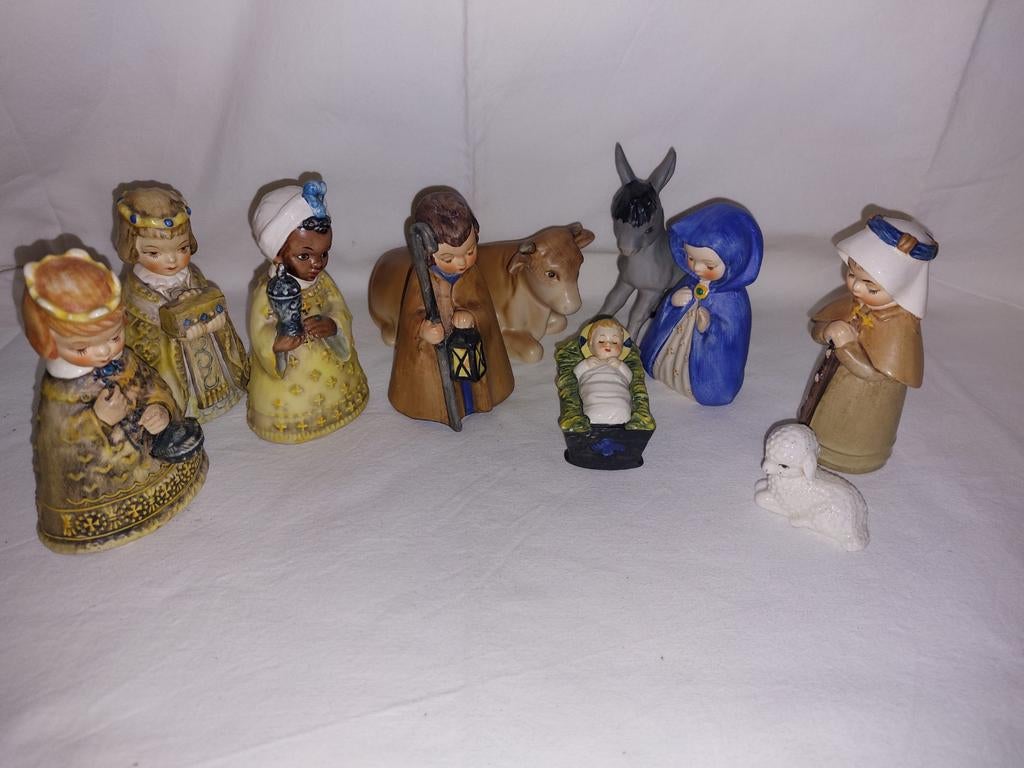 Leuke Janet Robson Goebel kerstgroep kerststal figuren, Ophalen of Verzenden