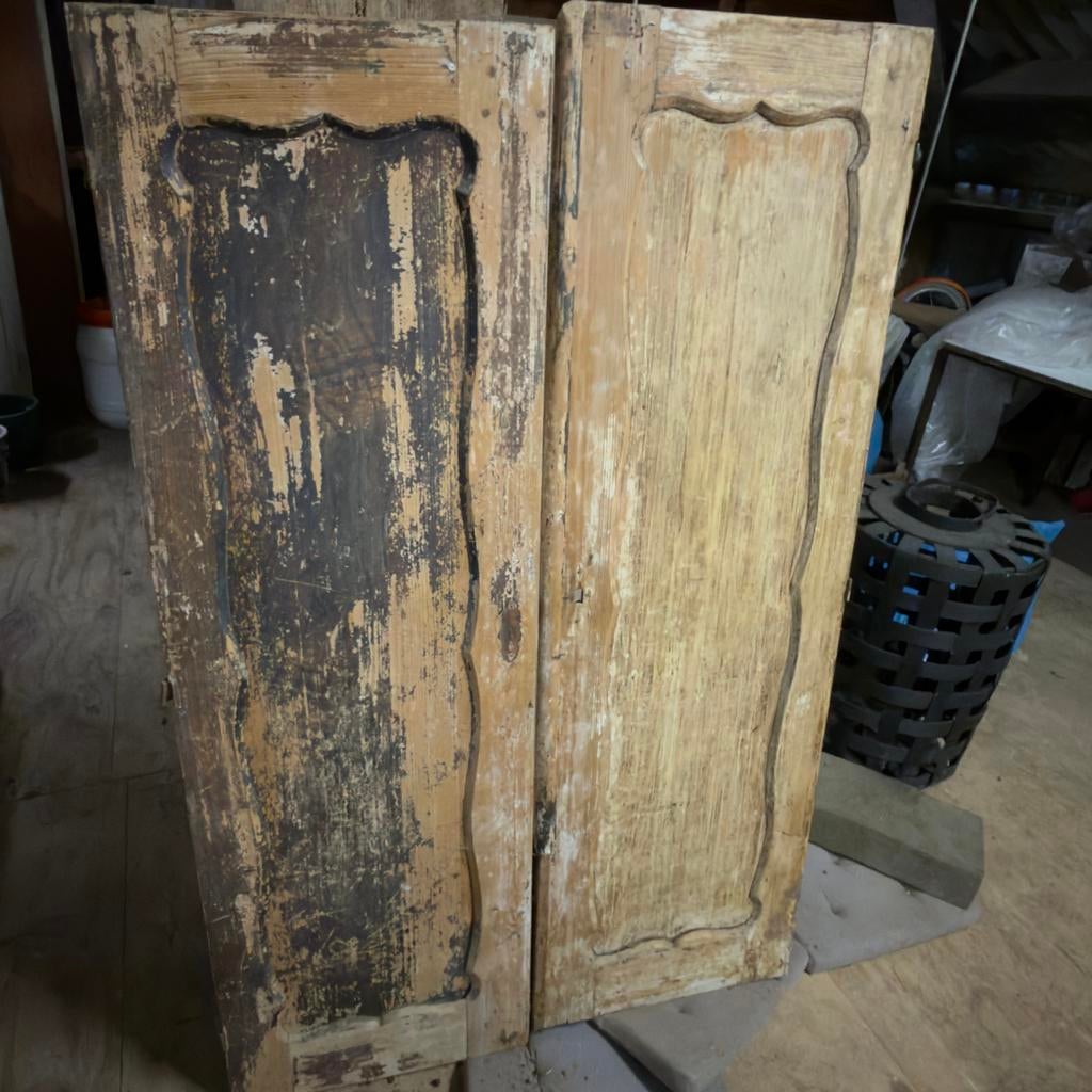 Oude kast deuren, Ophalen