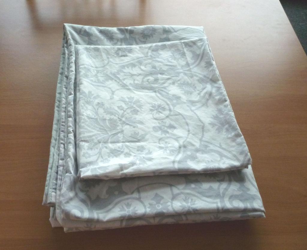 Eenpersoons bloemen barok lichtgroengrijs dekbedovertrek set, Eenpersoons, Wit, Dekbedovertrek, Ophalen of Verzenden