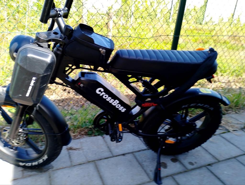 Crossboss Fatbike v20 pro black. Oktober 2025., Fietsen en Brommers, Elektrische fietsen, Overige merken, Ophalen of Verzenden