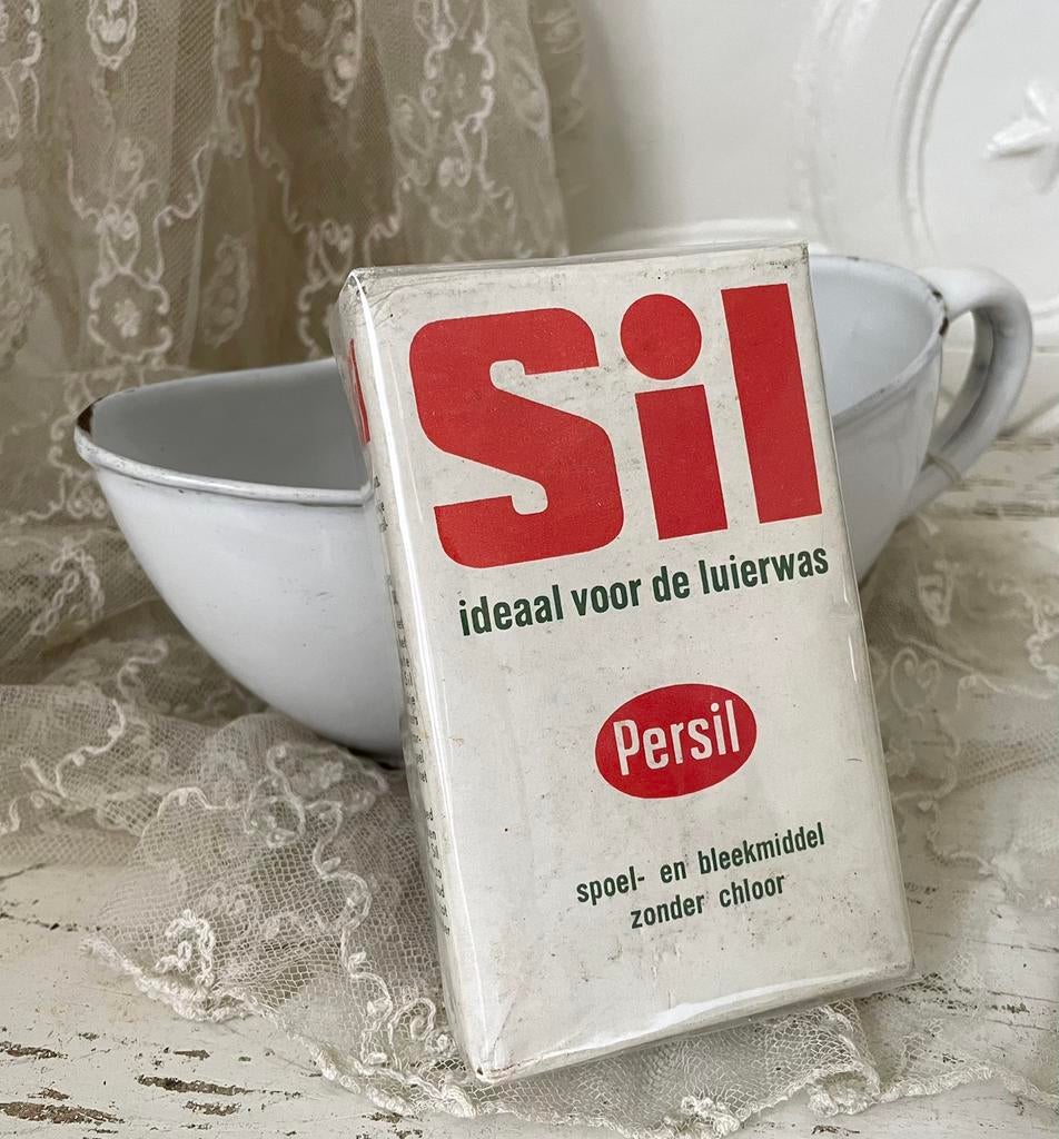 Brocante oude volle verpakking SIL ( Persil ), Ophalen of Verzenden