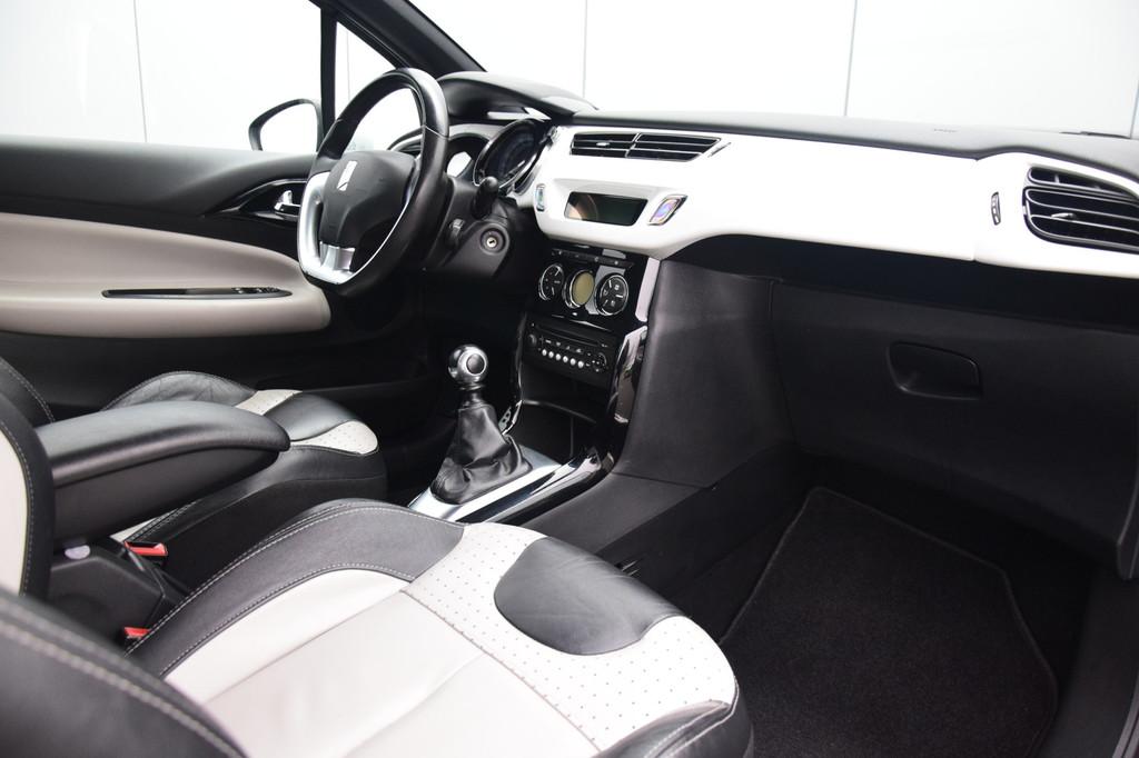 Citroën DS3 1.6 THP Sport Chic Leer/Verwarmd Pack/Comfort, Auto's, Euro 5, 15 km/l, Gebruikt, Parkeersensor