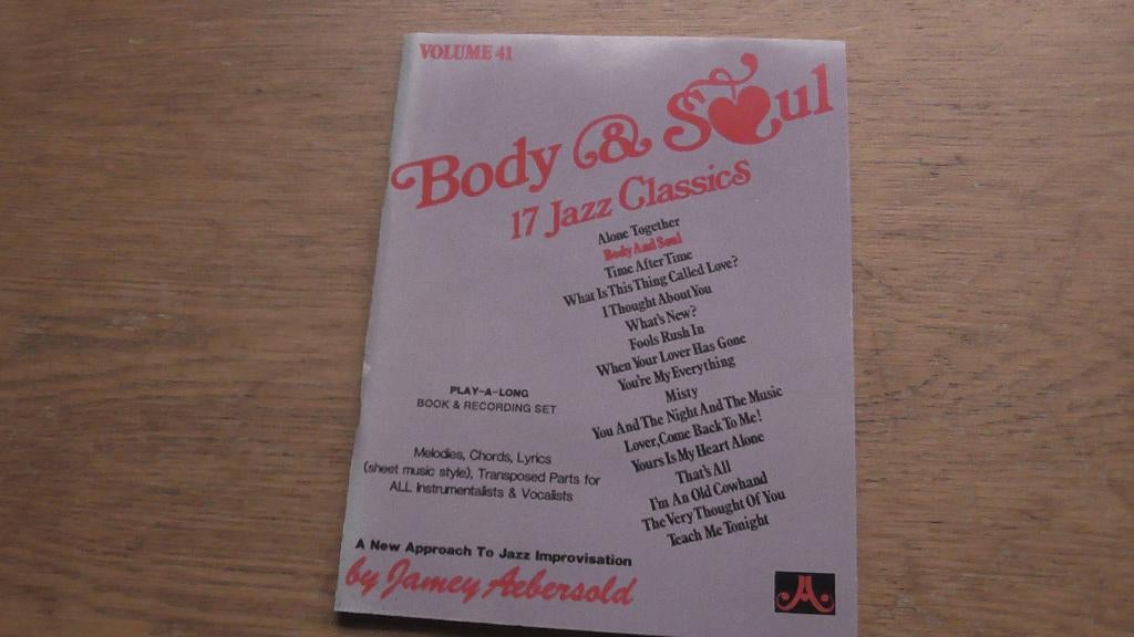 17 jazz classic in body & soul - volume 41, Muziek en Instrumenten, Bladmuziek, Keyboard, Ophalen of Verzenden, Zo goed als nieuw