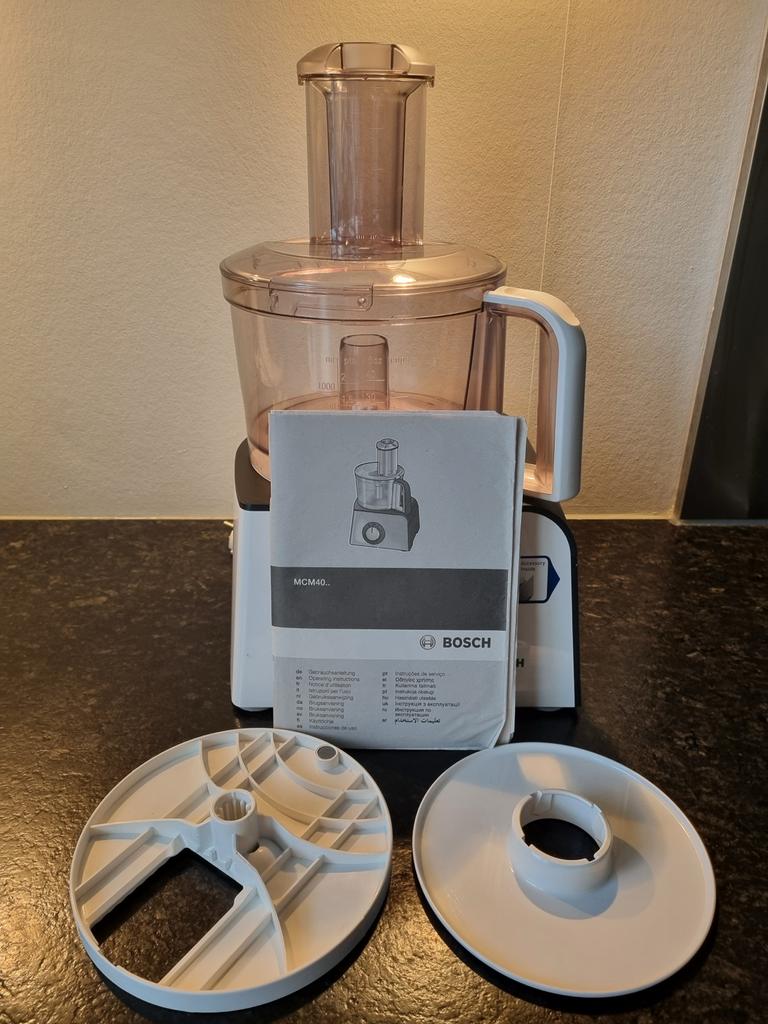 Nieuwe Bosch Keukenmachine - Multifunctioneel en Compleet, 1 tot 2 liter, Nieuw, 3 snelheden of meer, Ophalen of Verzenden