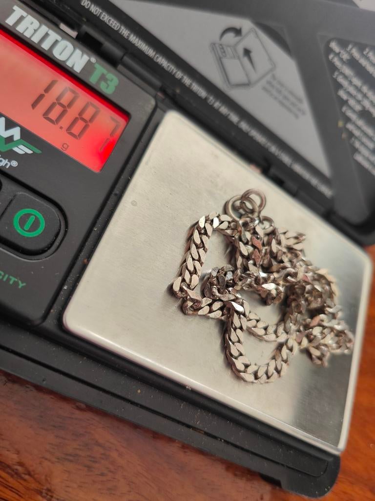 Zilveren ketting, Sieraden, Tassen en Uiterlijk, Ophalen of Verzenden