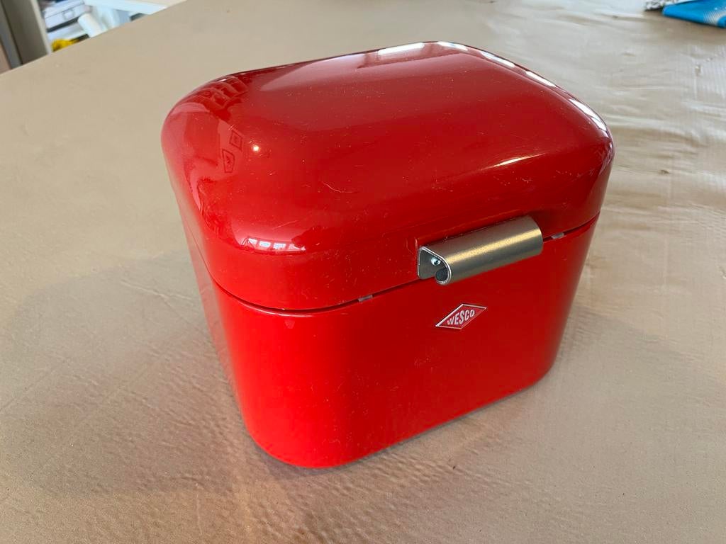 Wesco Single Grandy broodtrommel - Rood, Ophalen, Zo goed als nieuw