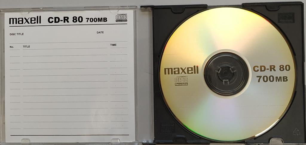 Te Koop: Twee Maxell CD-R 80 / 700 MB, nieuw.  , Ophalen of Verzenden, Nieuw