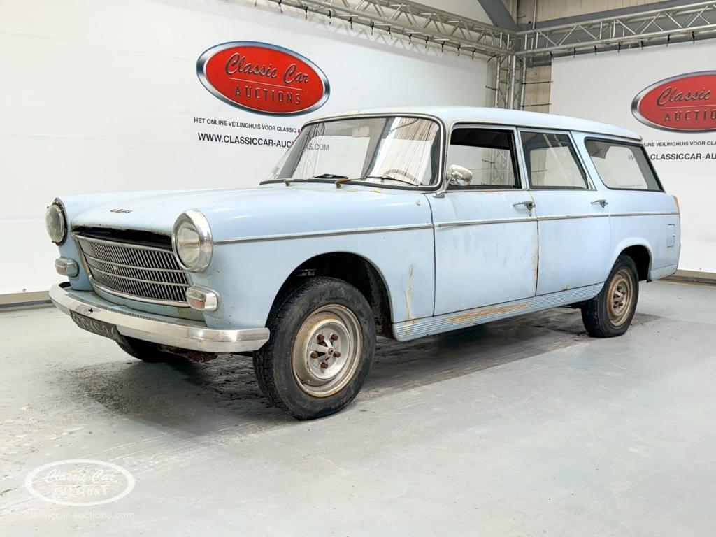 Peugeot 404   - ONLINE AUCTION, Blauw, Bedrijf, Handgeschakeld, Peugeot