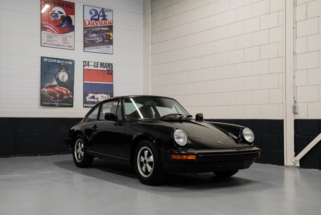 Porsche 912E Coupe 1976 Origineel Zwart!, Auto's, Porsche, Achterwielaandrijving, Overige modellen, 4 cilinders, Leder en Stof