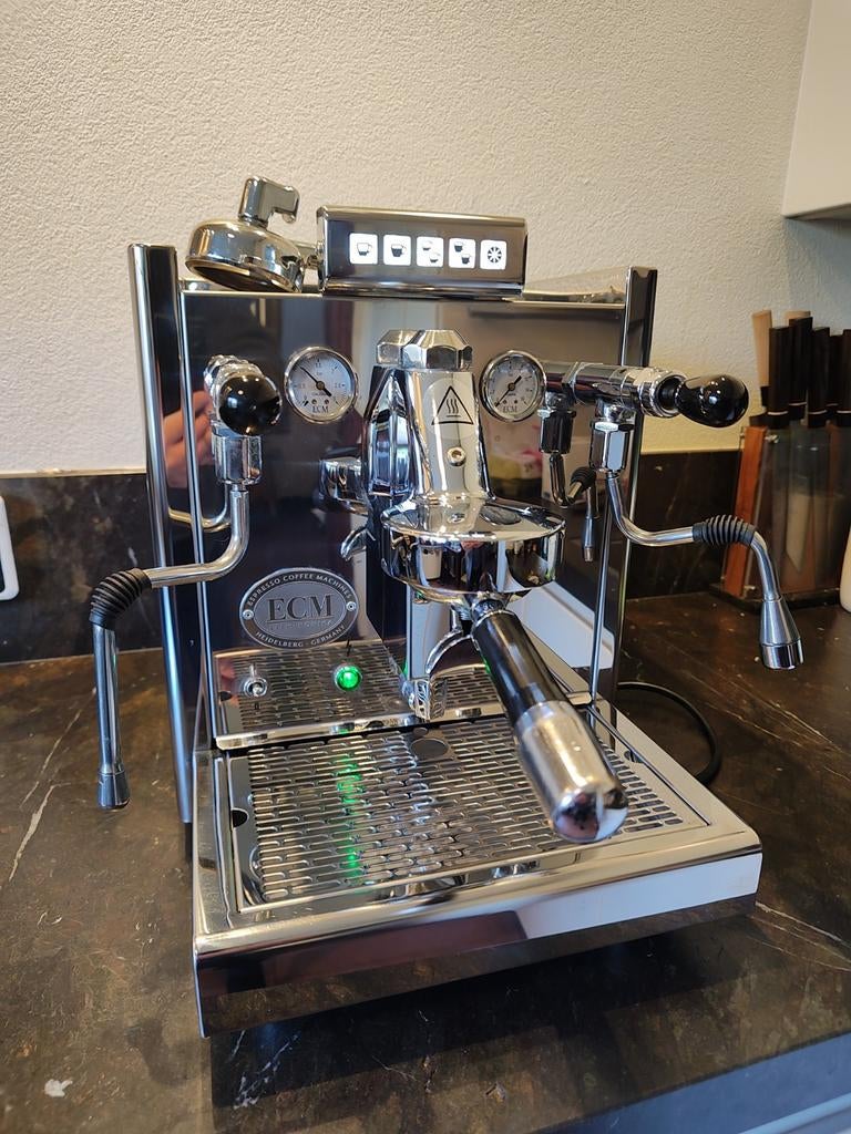 ECM Elektronica II Profi rotatiepomp, 10 kopjes of meer, Ophalen, Espresso apparaat
