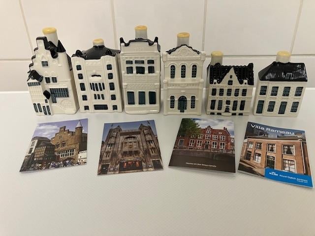 6 Klm huisjes 101,102,103,104,105 en 106 , ook los te koop, Verzamelen, KLM Huisjes, Ophalen, Nieuw, 81 t/m 91, Gevuld