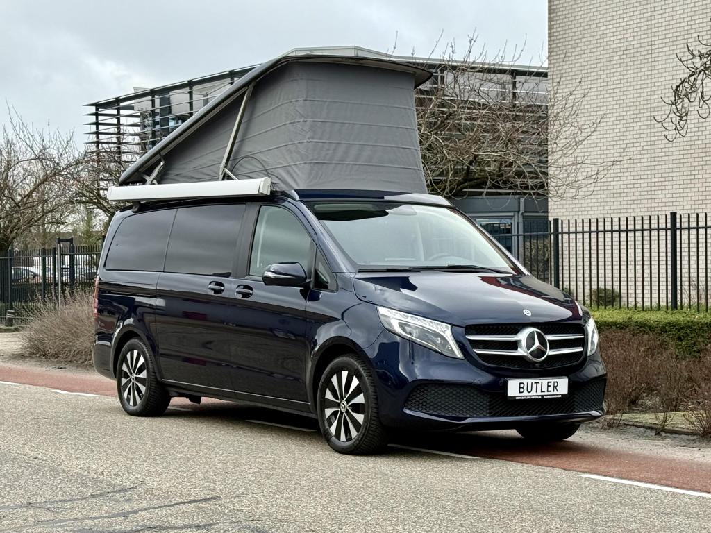 Mercedes-Benz V250 Marco Polo 190 PK 2021 100.000 AUT, Caravans en Kamperen, Campers, Automaat, Airbags, Koelkast, Mercedes-Benz