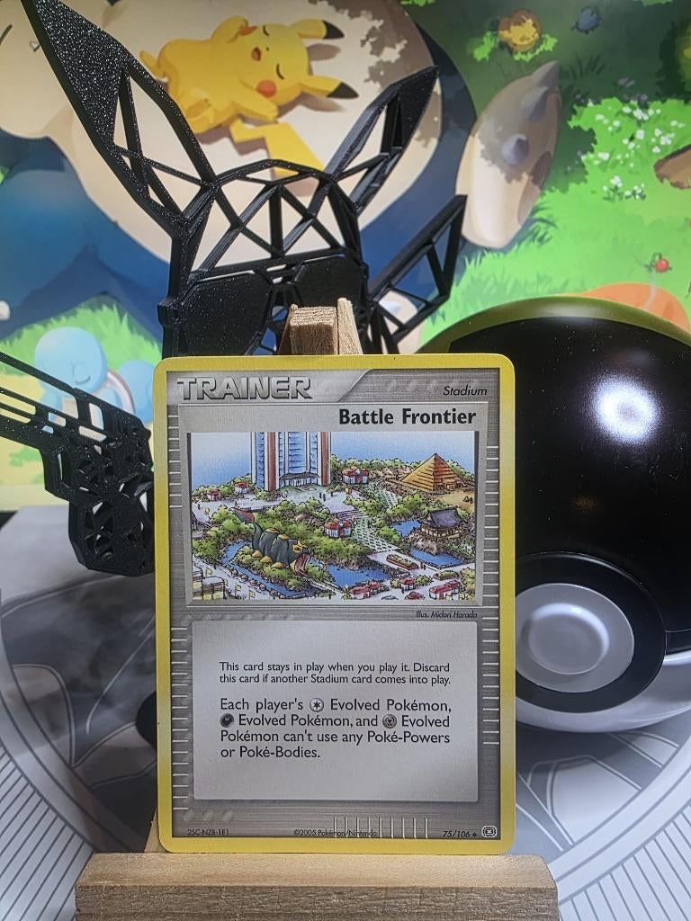 Battle Frontier 75/106 Pokemon Emerald, Ophalen of Verzenden, Zo goed als nieuw, Losse kaart