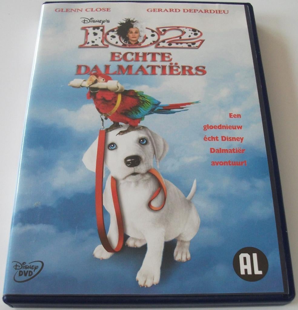 Dvd *** 102 ECHTE DALMATIËRS *** Walt Disney, Overige typen, Ophalen of Verzenden, Zo goed als nieuw, Alle leeftijden