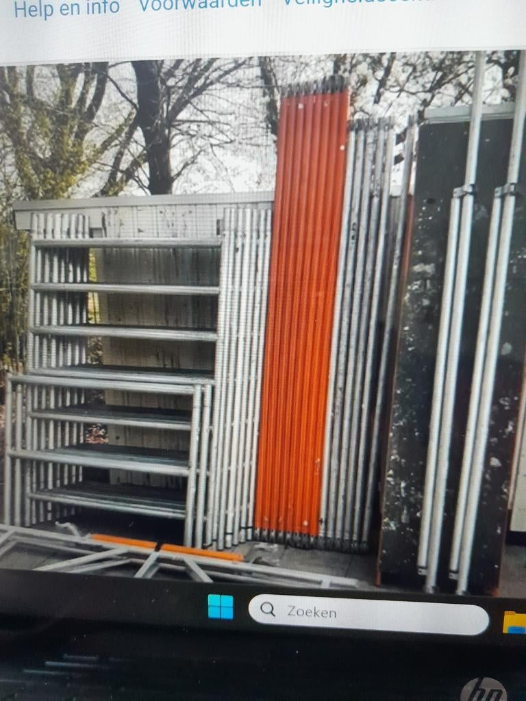 Altrex steiger 10,20, Ophalen, Gebruikt, Rolsteiger of Kamersteiger, 5 meter of hoger