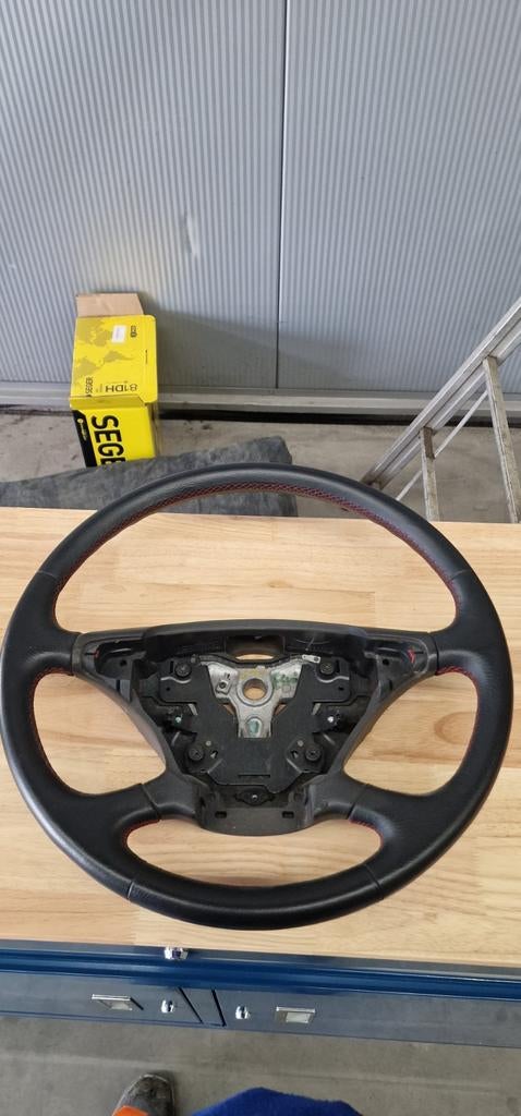 Leren stuur met rode stiksels voor Scania R2/Streamline, Auto-onderdelen, Ophalen, Nieuw