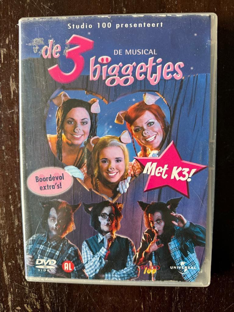 K3 Musical K3 en de Drie Biggetjes DVD ( 3 Biggetjes ), Cd's en Dvd's, Dvd's | Kinderen en Jeugd, Avontuur, Alle leeftijden, Ophalen of Verzenden