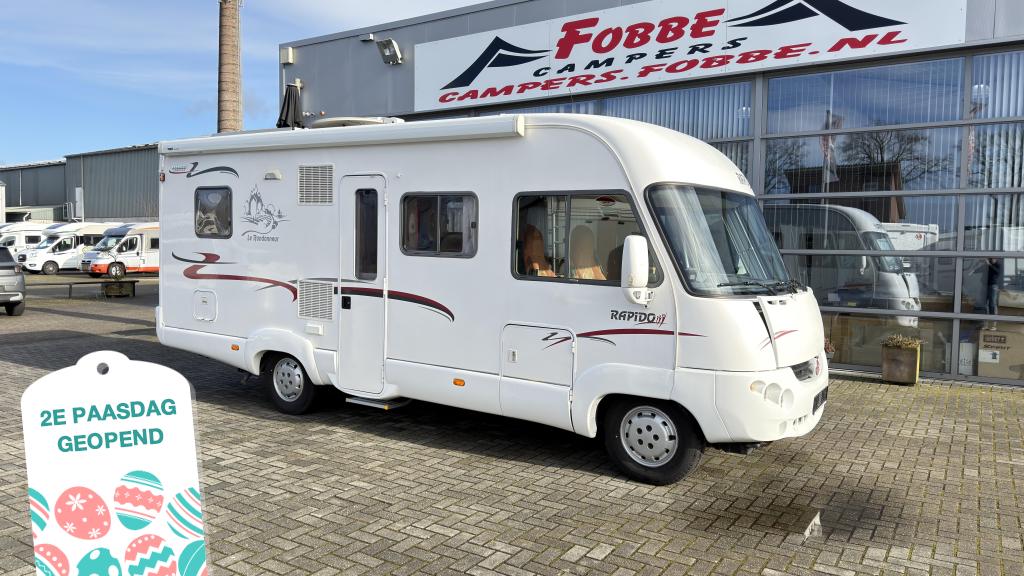 Mooi Met Fransbed De Rapido Le Randonneur 986F '2006 84dkm, Integraal, Ringverwarming, Reservewiel, Fiat