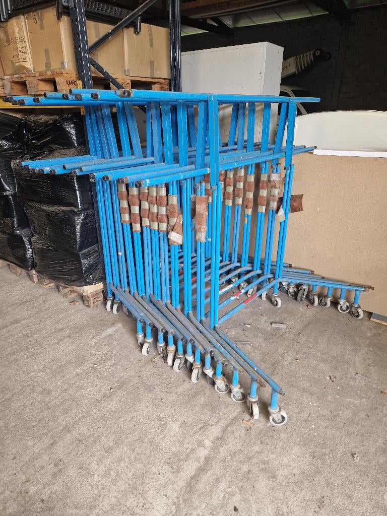 Banktelwagen / bankstelkarren / bankstelkar / bankstelwagens, 100 liter of meer, Ophalen, Gebruikt, Transportkar