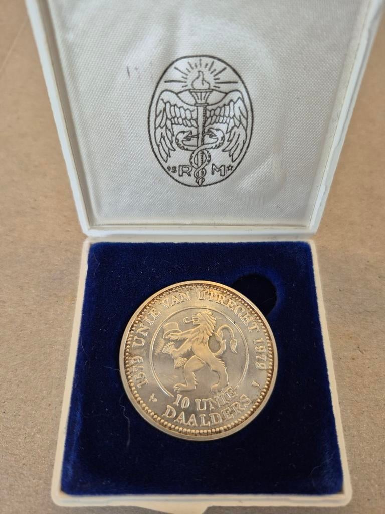 zilveren 10 unie daalder 1979, Ophalen of Verzenden, Koningin Juliana
